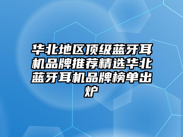 華北地區(qū)頂級藍牙耳機品牌推薦精選華北藍牙耳機品牌榜單出爐